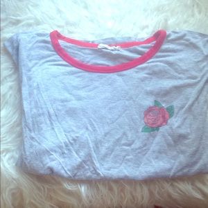 I am selling a shirt that is red, and grey